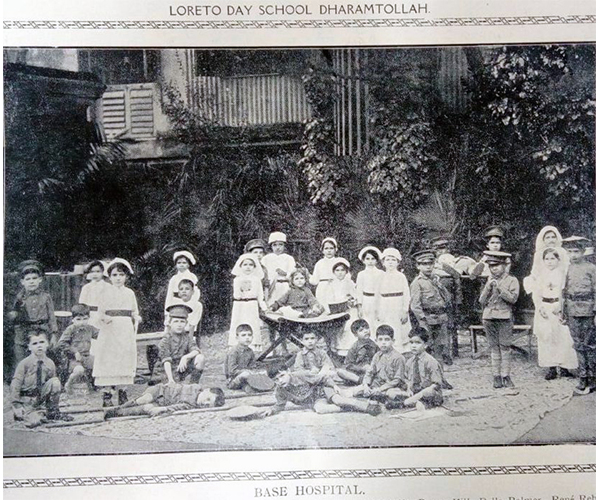 Loreto Day School, Dharamtala – Base Hospital (1917)